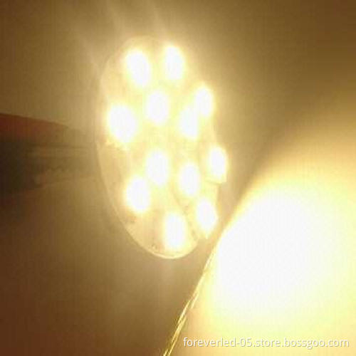 8-30V AC/DC Bi-pin 1.44W G4 12 Pieces LED Bulbs, Replacement for Camper Trailer Boat Marine